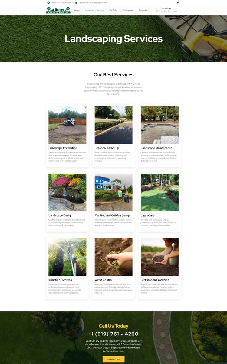 A Gomez Landscaping LLC